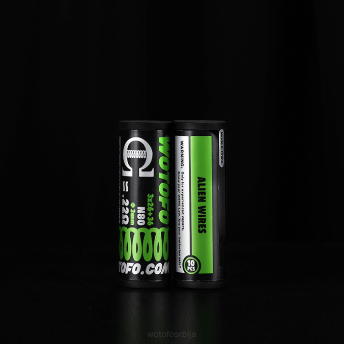 Wotofo унапред изграђене калемове ванземаљска жица 0,22 ома 10ком PZT6329 Wotofo e-cigarette
