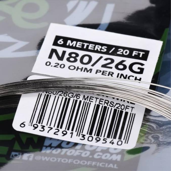 Wotofo унапред изграђен калем жице ни80 такмичарска жица - 26г PZT6362 Wotofo shop online
