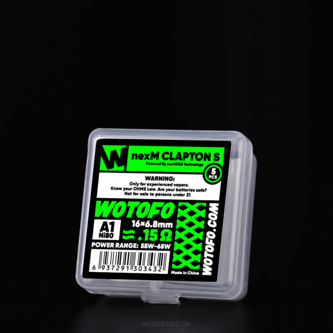 Wotofo NEXMESH мрежасти калем некмесх цлаптон с 5пцс PZT6312 Wotofo shop online